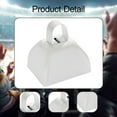 thumbnail image 6 of Kokiya Metal Cowbell 2.91x2.36x2.95" Cow Bell for Celebrations Football Games Party White, 6 of 9