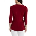 thumbnail image 2 of LARANOR womens  3-Sleeve Blouse, 14, 2 of 3