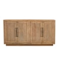 thumbnail image 2 of Taran Designs Lark 4-door Carved Solid Wood Sideboard in Beige, 2 of 6