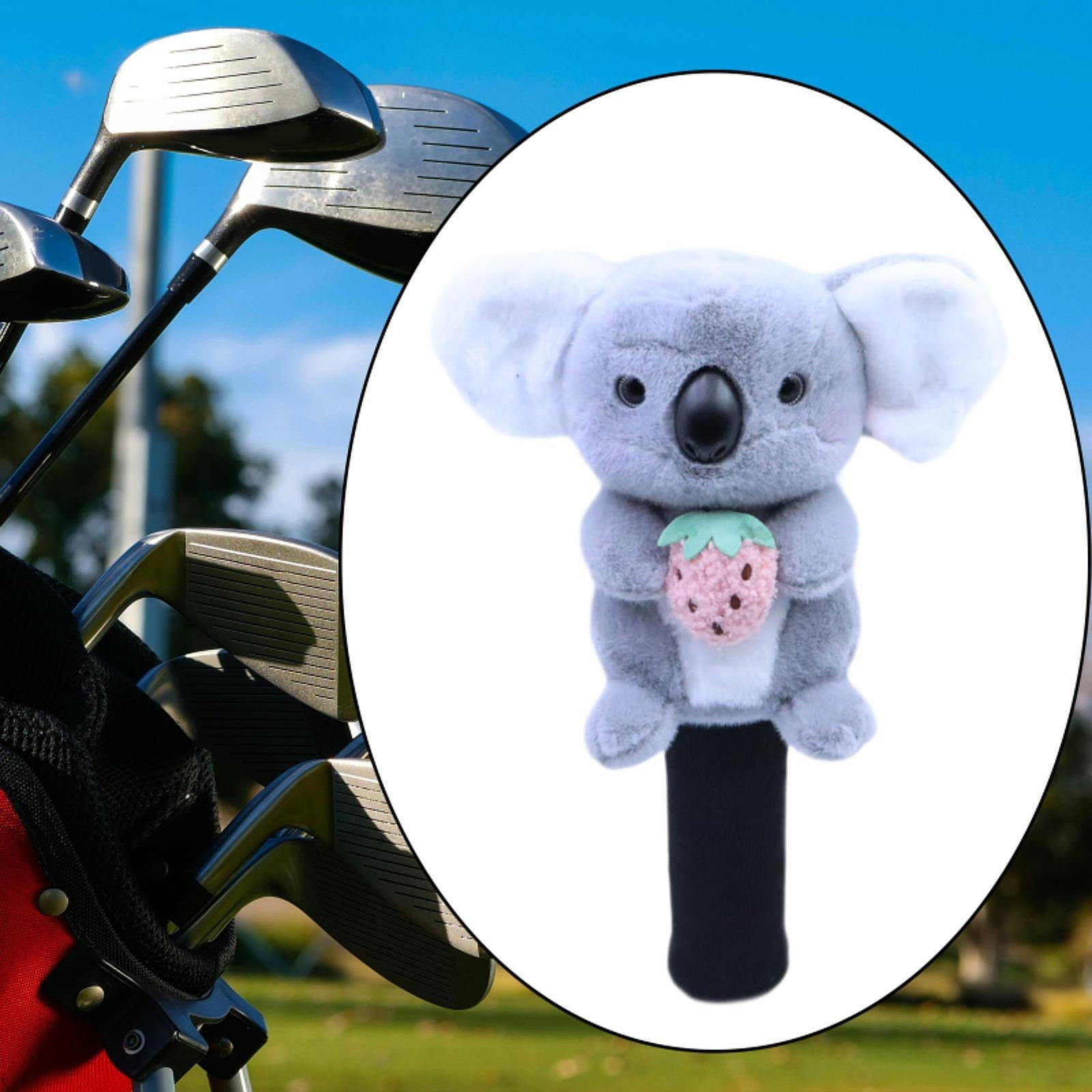 Baoblaze Golf Headcover Lovely for Drivers Hybrid Golf Accessories,Golf Gift,Lightweight, Koala