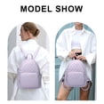 thumbnail image 2 of KL928 Quilted Mini Backpack for Women PU Leather Backpack Purse Small Casual Daypack for Ladies, 2 of 6