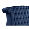 thumbnail image 5 of Sophia Queen 4 Pc Tufted Upholstery Bedroom Set Made With Wood in Blue, 5 of 13