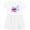 White with Speckles, variant on Inktastic Cute Pink Sea Turtle Girls Toddler Dress