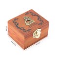 thumbnail image 3 of Mini caja de música, mini caja de música mecánica de madera vintage, calidad de regalo musical en la que puede confiar, 3 of 9