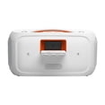 thumbnail image 3 of JBL PartyBox On-The-Go 2 - Portable party speaker with one wireless digital mic, handle and a shoulder strap, Dynamic lightshow, Up to 15 hours playtime, Splash proof & Auracast™ (White), 3 of 14