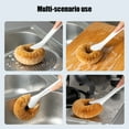 thumbnail image 4 of JeashCHAT Dish Brush Pot Brush with Long Handle, Kitchen Scrub Brush for Sink Dishes Pots Pans Cookware, Non Stick Cleaning Brush, 4 of 6
