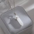 thumbnail image 1 of 2 unids/set columna Hexagonal luminosa colgante de corazón pareja collar magnético piedra Natural colgante geométrico collar joyería regalos Dengxun unisex, 1 of 2