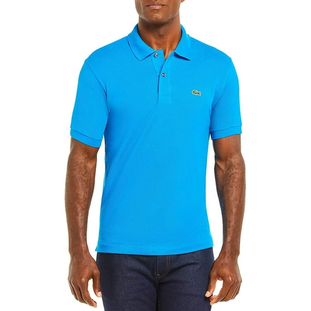 Mens Short Sleeve Pique Polo Shirt Medium Ultra - Walmart.com