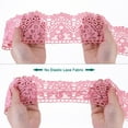 thumbnail image 3 of Uxcell 4 inch Wide 5 Yard Lace Ribbon Floral Pattern Dark Grey Milk Silk Lace Trim for Sewing Making, DIY Crafts, 3 of 7
