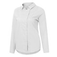 thumbnail image 5 of Womens Long Sleeve Shirts Casual Women Cotton Linen Casual Buttons Long Sleeves T Shirt Blouse Tops, 5 of 9