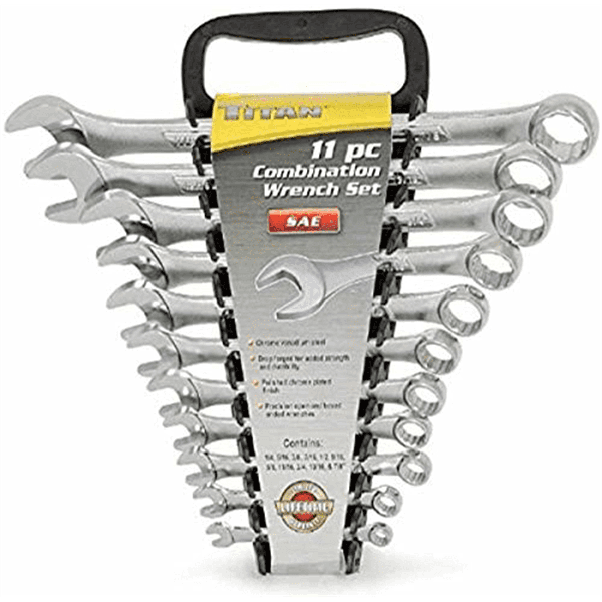 TITAN 11PC SAE COMBO WRENCH SET