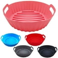 thumbnail image 4 of YAOMOBB Roasting Tray Foldable Silicone Fryer Bakeware Thin Even Heating Food grade Baking Pan for Kitchen, 4 of 6