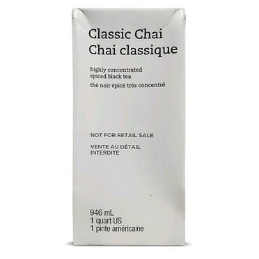Starbuck's | Tea Vana Chai Tea Latte Concentrate - Spiced Black Tea, with a Blend of Cinnamon, Ginger, Cardamom, and Vanilla; Designed with Baristas in Mind; Serve Hot or Iced | 32 oz (High