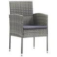 thumbnail image 3 of vidaXL Patio Dining Set Outdoor Dining Table and Chairs Patio Conversation Set, 3 of 39