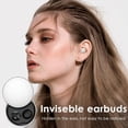 thumbnail image 4 of Smallest Invisible Earbuds Wireless Ear Buds Bluetooth in Ear Mini Discreet Small Tiny Earpiece Sleep Earbuds Hidden with Charging Case Headphones for Small Ears Work Sleeping Android, 4 of 7