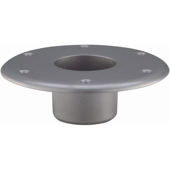 RecPro RV Dinette Bracket | Table Leg | Silver Flush/Recessed Floor Mount | Camper
