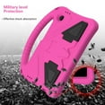 thumbnail image 2 of Allytech Galaxy Tab A9 8.7" Case SM-X110 X115 X116 2023 Model, Kids Friendly Shockproof Soft Rubber EVA Lightweight Kickstand Handle Rugged Kids Case for Galaxy Tab A9 8.7" - Rose, 2 of 6