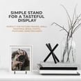 thumbnail image 4 of 2 Pack Plate Stands for Display, 3 Inch Metal Plate Display Stand for Picture Frame, Plate Holder for Decorative Plate, Book, Photo Easel, 4 of 6
