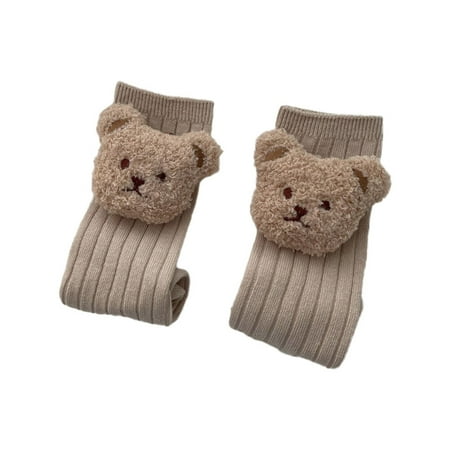 

YEUHTLL Baby Cotton Stockings Cute Bear Toddler Stockings for Winter Autumn Daily Wear