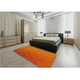 thumbnail image 4 of Ahgly Company Indoor Rectangle Patterned Neon Orange Area Rugs, 3' x 5', 4 of 6