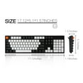 thumbnail image 2 of Keychron C2 Full Size Wired Mechanical Keyboard for Mac, Hot-swappable, Gateron G Pro Brown Switch, White Backlight, 104 Keys ABS keycaps Gaming Keyboard for Windows,Type-C Braid Cable, 2 of 7