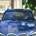 thumbnail image 7 of Qxltty Cosmic Spiral Windshield Sun Shade Umbrella Protect Car from Sunrays and Heat Damage Keep Cool and Interior, 7 of 7