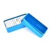 JETTINGBUY 1Pc 72 Hole Autoclave Sterilizer Case Dental Aluminium Endo Files Holder Box