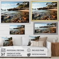 thumbnail image 4 of Designart "Rocky Beach Tides Beauty II" Nautical & Beach Floater Framed Canvas Wall Art, 4 of 7
