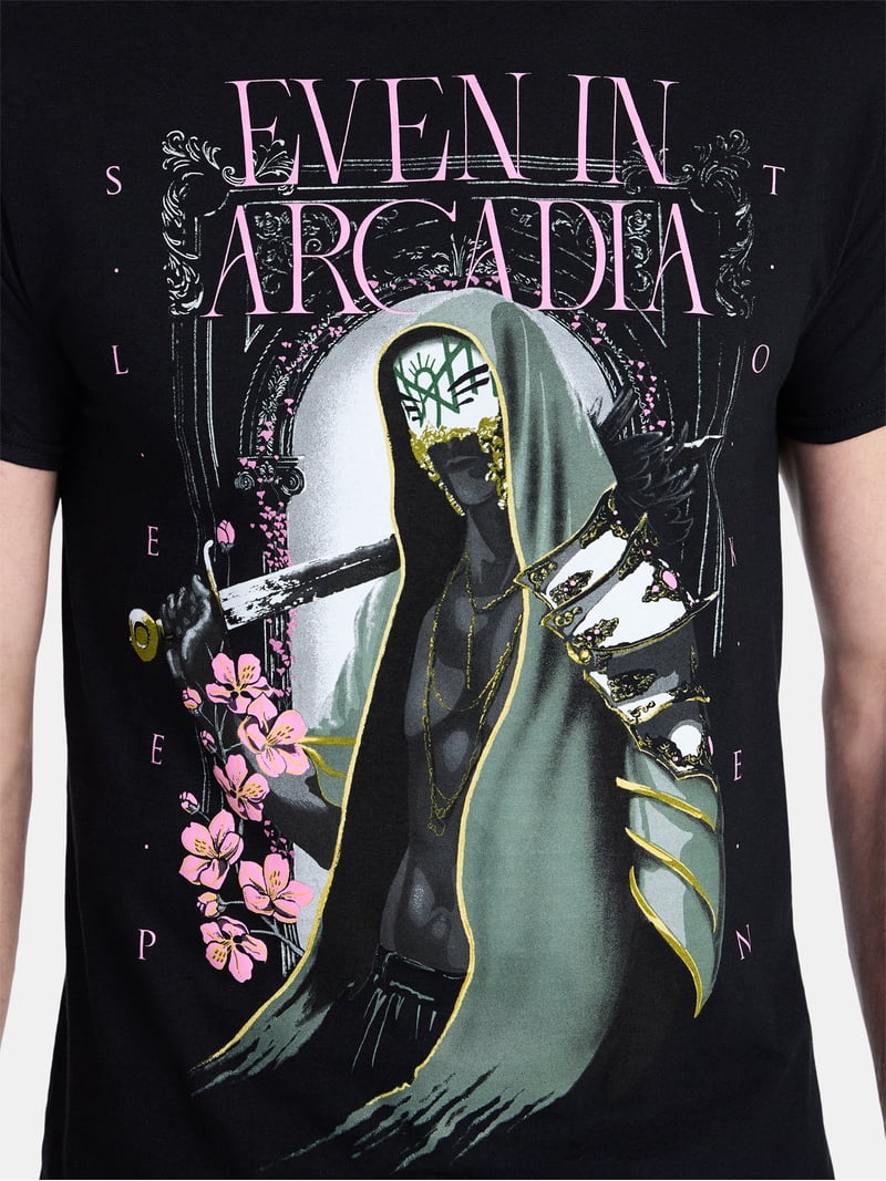 Sleep Token Men's and Big Men's Even in Arcadia Graphic Tee, Sizes