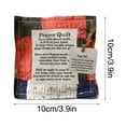 thumbnail image 2 of Prayer Quilt with Cross Inside 3.9"x3.9"Handmade Sew Individually Colorful Quilts, Pocket Prayer Quilt, Pocket Prayer Cross, Mini Scripture Quilts, Sympathy, 2 of 8