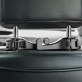 thumbnail image 7 of ThrottleT-Upgraded 2 Pack Car Headrest Hidden Hook 2 in 1 Car Seat Hooks with Phone Holder for Purse, Backpacks,Toys,and Even Bottle Storage Organizer (Silver), 7 of 7