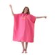 thumbnail image 3 of Qarigey Albornoz de repuesto de secado rápido a prueba de viento de manga corta para hombres y mujeres con capucha de Color sólido para playa Pijama Melocotón rojo, 3 of 6