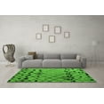 thumbnail image 3 of Ahgly Company Indoor Square Solid Green Modern Area Rugs, 8' Square, 3 of 4