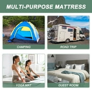 MOPHOTO Floor Mattress Futon Mattress Extra Thick Folding Sleeping Pad Futon Mattress Portable Camping Mattress Full Size (80*54*4in)