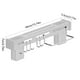 thumbnail image 3 of Portacuchillos y estante para utensilios de acero inoxidable para montar en la pared | Organizador multifuncional para utensilios de cocina con elevación vertical | Resistente al óxido y ahorra, 3 of 6