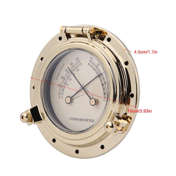 Kritne Boat Barometer, Temperature and Humidity Meter, Rome Retro