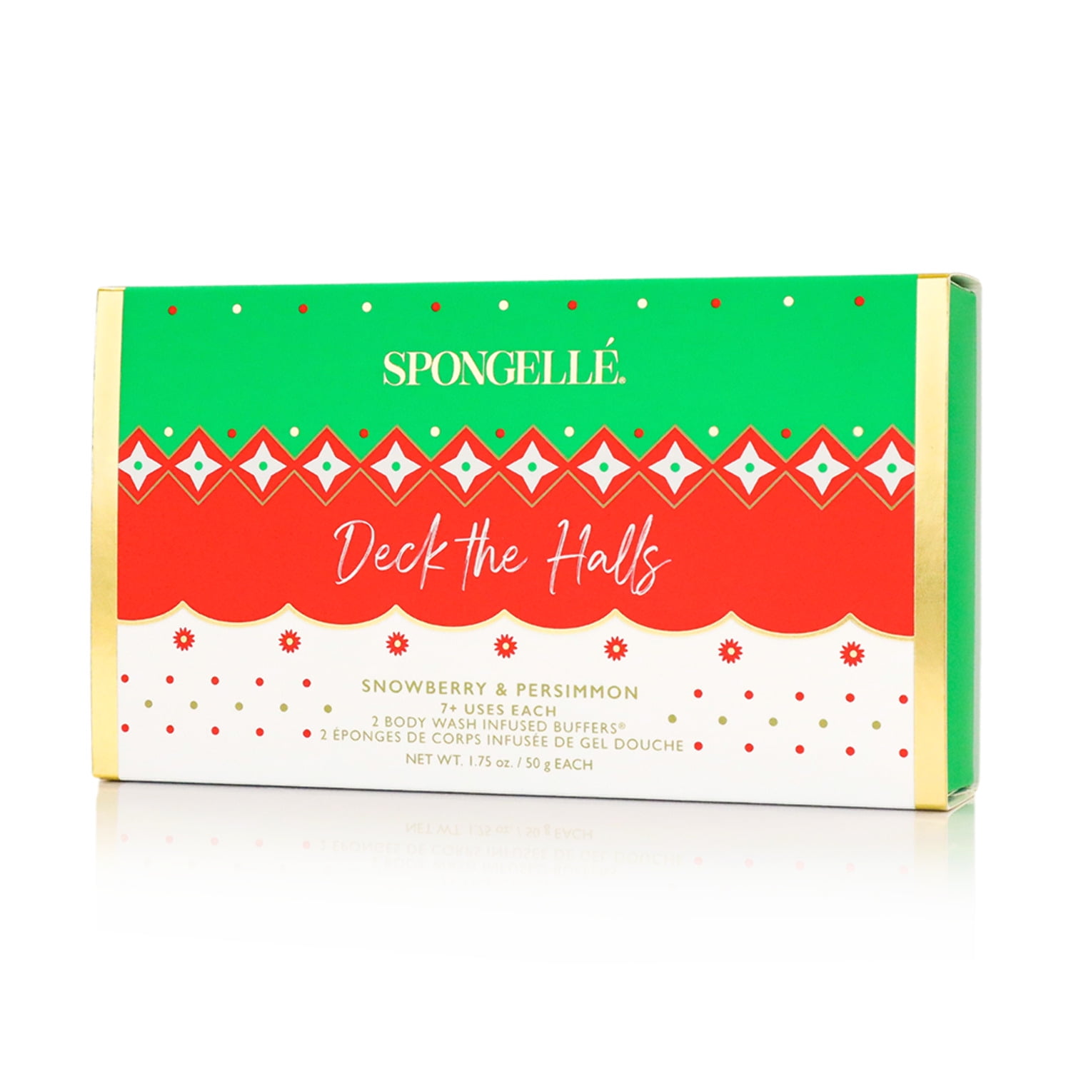 Spongellé - Deck the Halls Holiday Ornament Gift Set Christmas Stocking