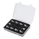 thumbnail image 2 of Juego de llaves inglesas de aluminio para radios de hierro, herramienta universal de tamaño 10 para motocicleta Negro, 2 of 7