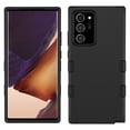 thumbnail image 3 of Samsung Galaxy Note 20 ULTRA Phone Case 3 in 1 Hybrid Impact Armor Silicone Rubber Heavy Duty Rugged Bumper Shockproof [Military-Grade] Protective BLACK Cover for Samsung Galaxy NOTE 20 Ultra / 6.9", 3 of 3