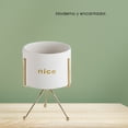 thumbnail image 3 of Macetero con Soporte Ilios Innova JY1105-G Color Blanco, 3 of 4