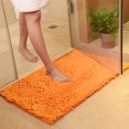 thumbnail image 1 of Alfombrilla de baño, Chenille Super Absorbente Antideslizante Cómoda Alfombrilla de baño Alfombrilla de baño Alfombrilla de ducha (60*90cm, Naranja) JAMW Sencillez, 1 of 5