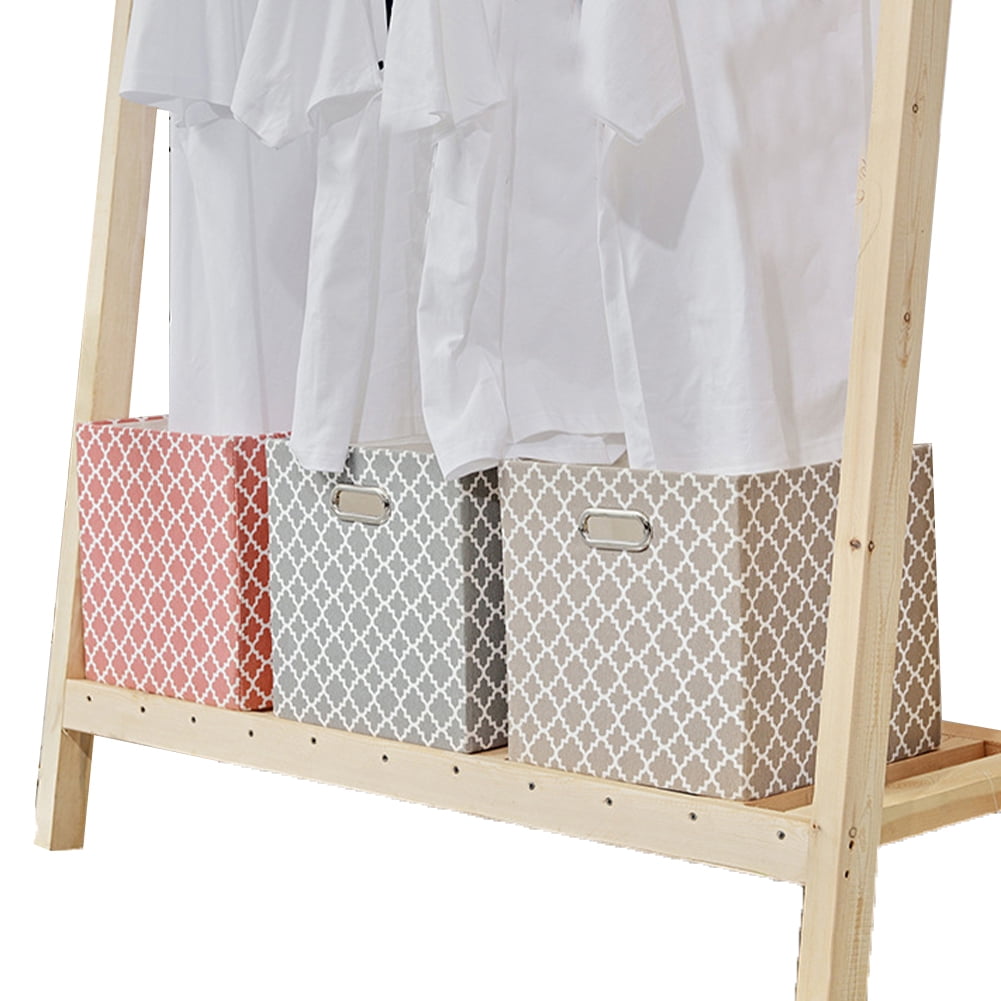 KYAIGUO 12x12x12inch Storage Bins Sailcloth Storage Baskets Can Be Folded for Storage, Does Not Take up Space, Convenient to Carry Canvas Material, Wear-Resistant and Scratch-Resistant, No Color Loss