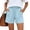 AH08_Light Blue, variant on Resicozy Linen Shorts for Women Casual Summer High Waisted Wide Leg Lounge Beach Vacation Shorts with Pockets Khaki XL