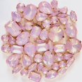 thumbnail image 2 of 50Pcs Rhinestones With Claw Setting, Mixed Shapes Flatback Crystal Gems With Holes For Sewing, Pink Decorative Stones For Diy Crafts, Clothing, Jewelry Making, Accessories, 2 of 4