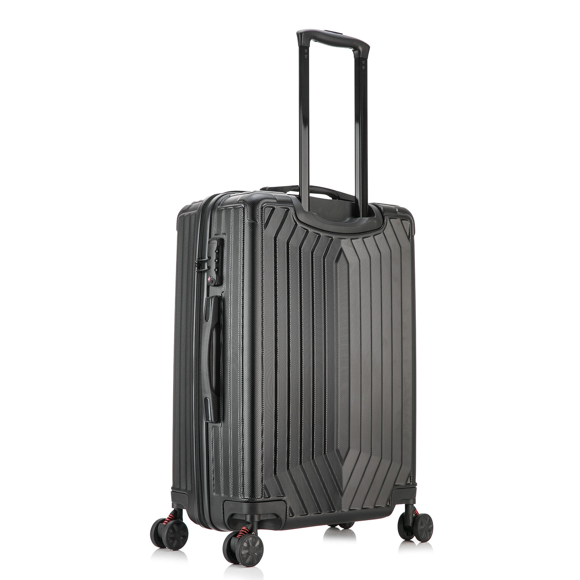DUKAP STRATOS lightweight hardside spinner 24 inch Black