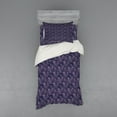 thumbnail image 2 of Nature Duvet Cover Set, Abstract with Continuous Branched Herbs, Bedding Set with Shams and Fitted Sheet, 3 Sizes, by Ambesonne, 2 of 3