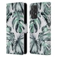 thumbnail image 1 of Nature Magick Tropical Palm Leaves On Marble Turquoise Green Island Leather Book Wallet Case Cover Compatible with Samsung Galaxy A52 / A52s / 5G (2021), 1 of 6