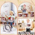 thumbnail image 7 of Zmoon 30" Musical Instruments Drum Set for Kids, Tween Kids Drum Set, 5 Drums 1 Cymbal with Stool, Larger Jazz Drum Kit Toys for 3 4 5 6 7 8 +Year Old Toddler Boys Girls Gifts, 7 of 7