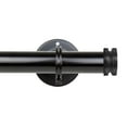 thumbnail image 2 of Central Design 100-50-1602CL 1 in. Dia. Leo Ceiling Curtain Rod, Black - 160-240 in., 2 of 3