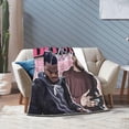 thumbnail image 6 of Flannel Blanket Bryson Rapper Tiller Throws Blankets Super Soft Fleece Air Conditioning Blankets for All Season 50"x40", 6 of 9